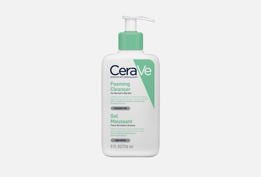 CeraVe Cleansing gel for face and body  Foaming Cleanser