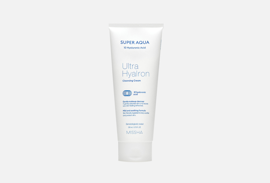 Missha Moisturizing Cleansing Face Cream Super Aqua