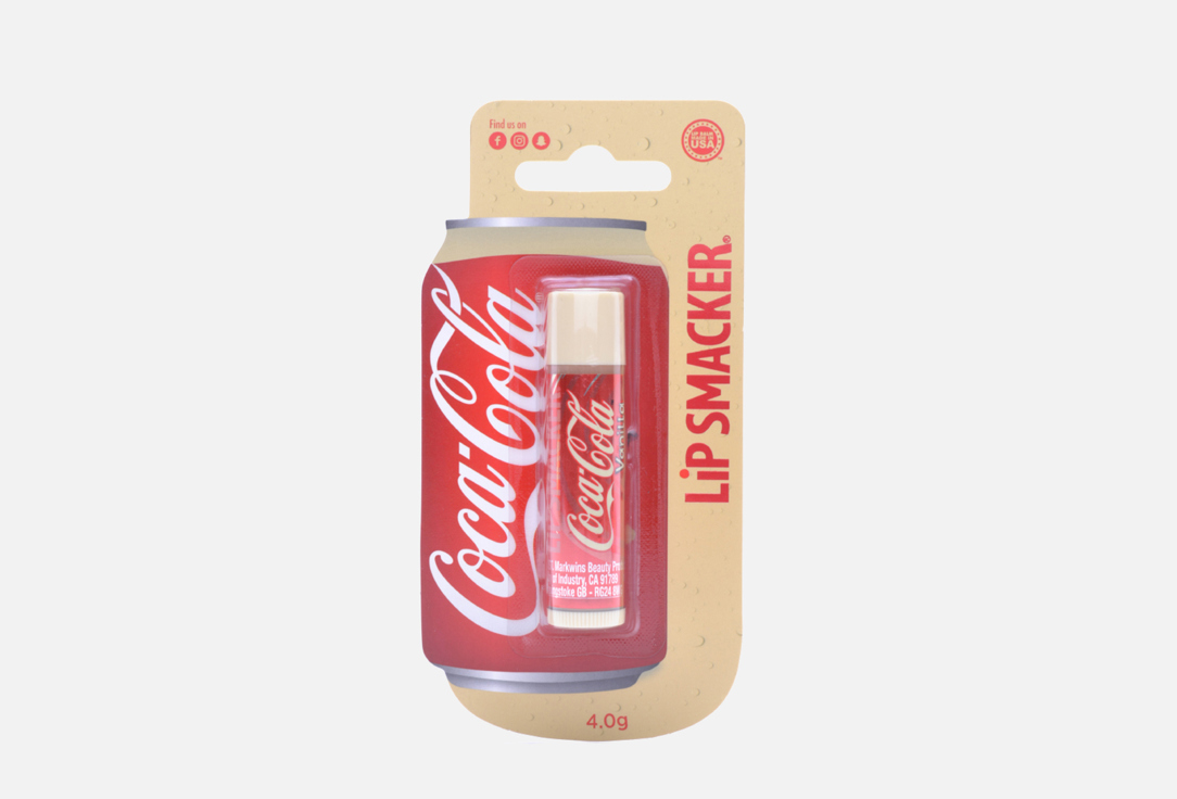 LIP SMACKER Moisturizing Lip Balm Coca Cola 