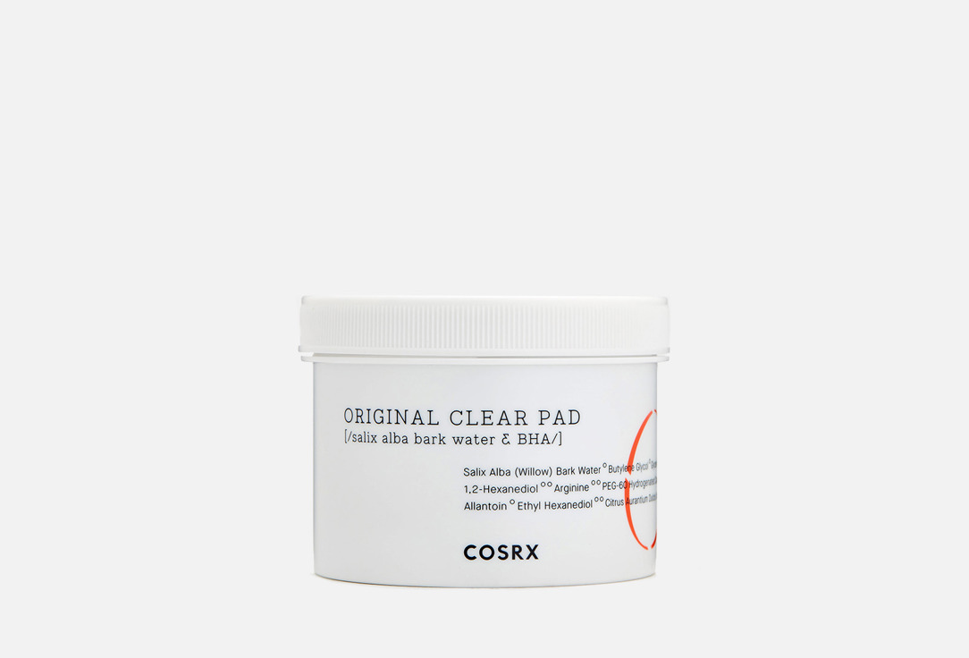 Cosrx Exfoliating & Calming Face Pads ONE STEP ORIGINAL CLEAR