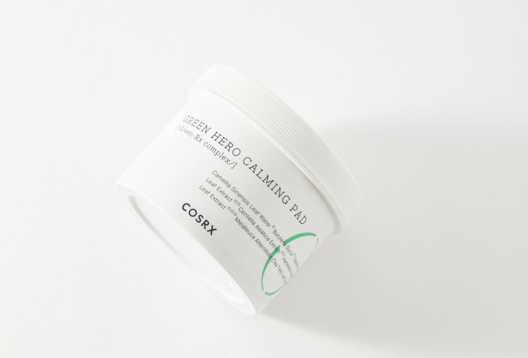 Cosrx Calming Face Pads ONE STEP GREEN HERO