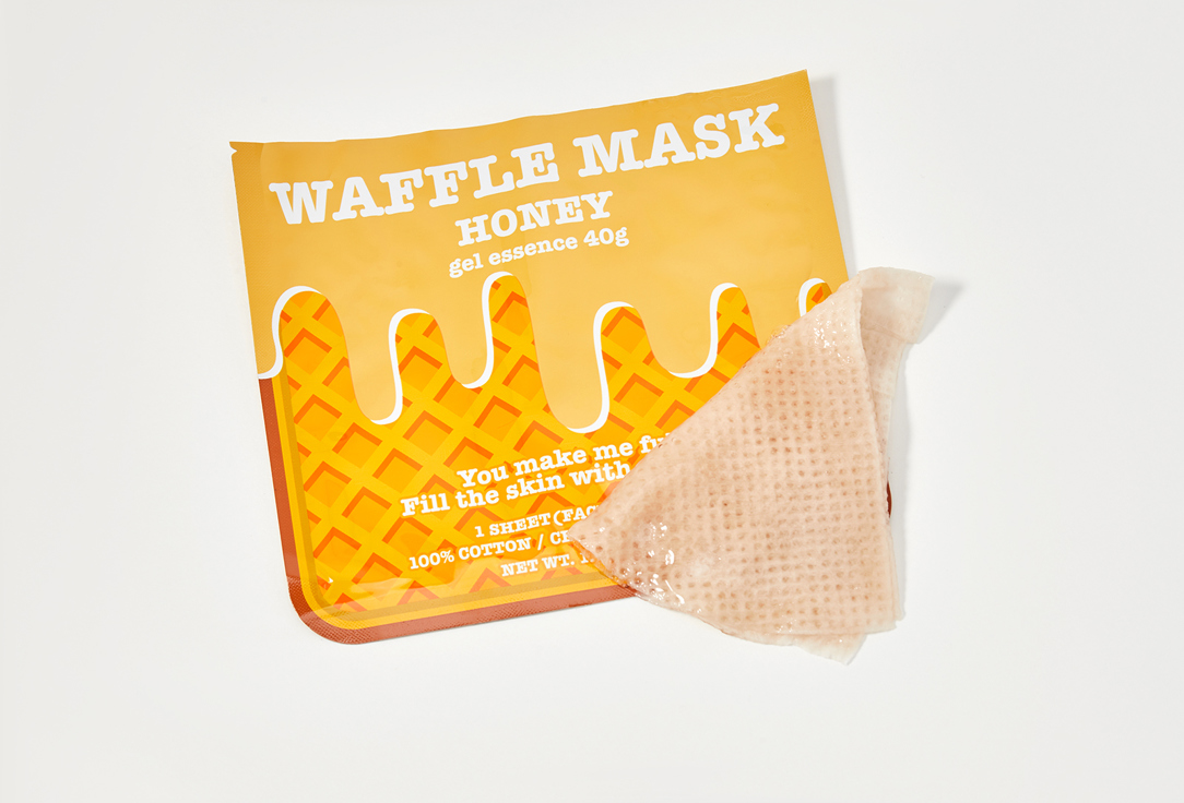 Kocostar Nourishing Face Sheet Mask Waffle Mask Honey 