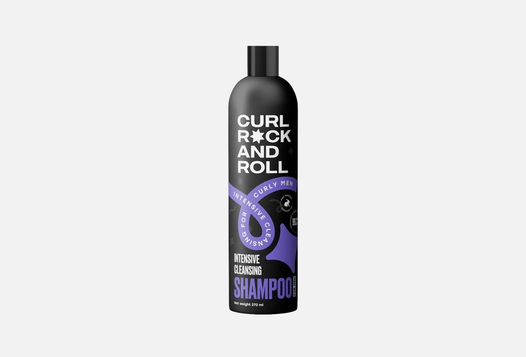 CURL ROCK AND ROLL Hair Shampoo for Men Intensive Cleansing