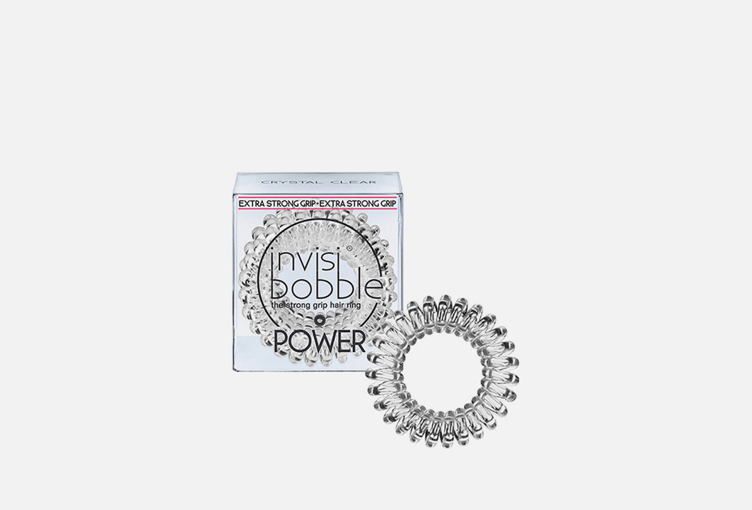 Invisibobble POWER Hair Elastic Bracelet Crystal Clear