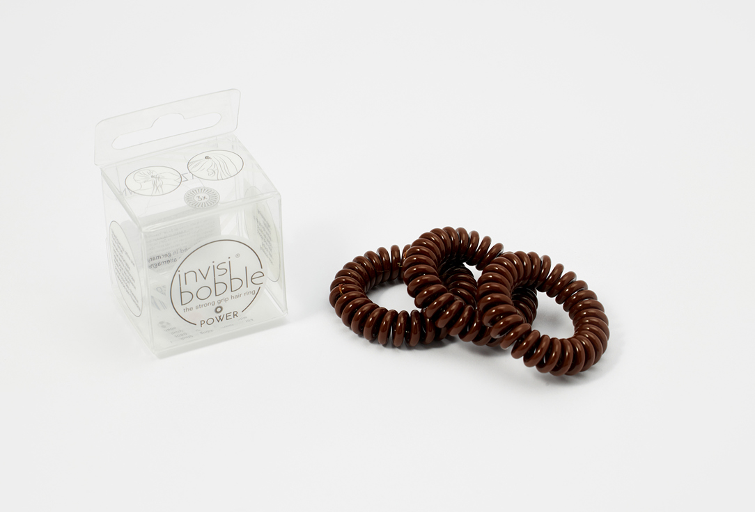 Invisibobble Hair tie Power pretzel brown 