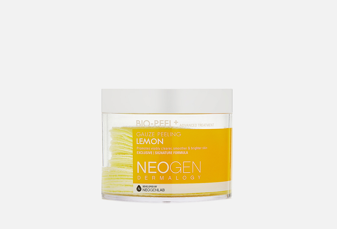 Neogen Lemon Face Brightening Peeling Pads Bio peel + gauze peeling