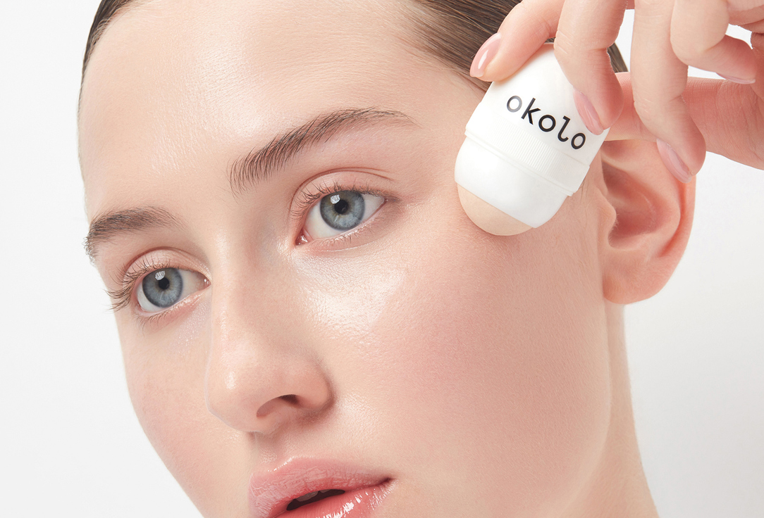 OKOLO Mattifying volcanic stone roller Matte Volcano Roller