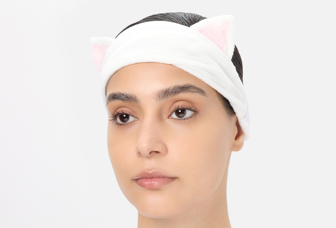 I DEW CARE HEADBAND WHITE CAT