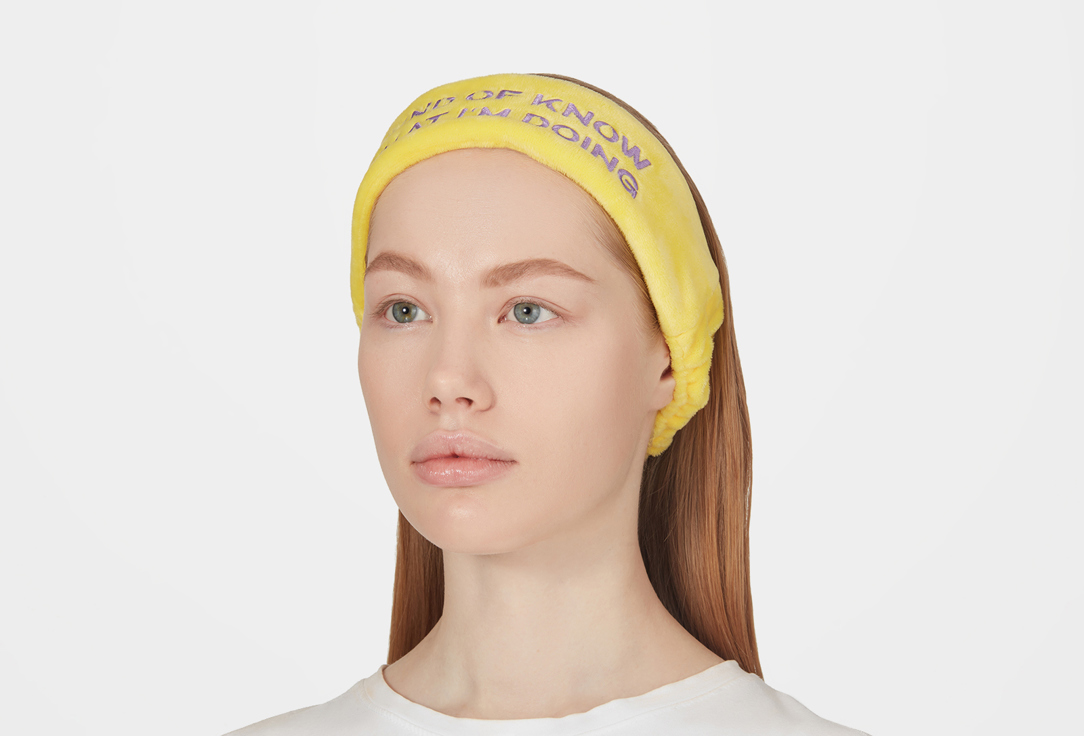 RAD Headband I kind of know what I'm doing 003, Lemon 1 pcs RAD Headband I kind of know what I'm doing